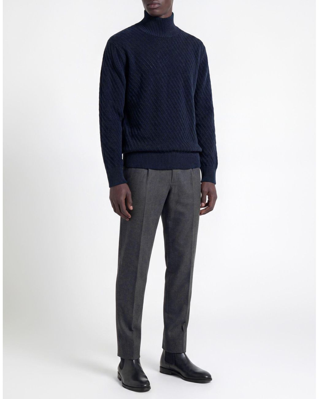 Paolo Pecora Blue Turtlenecks for men