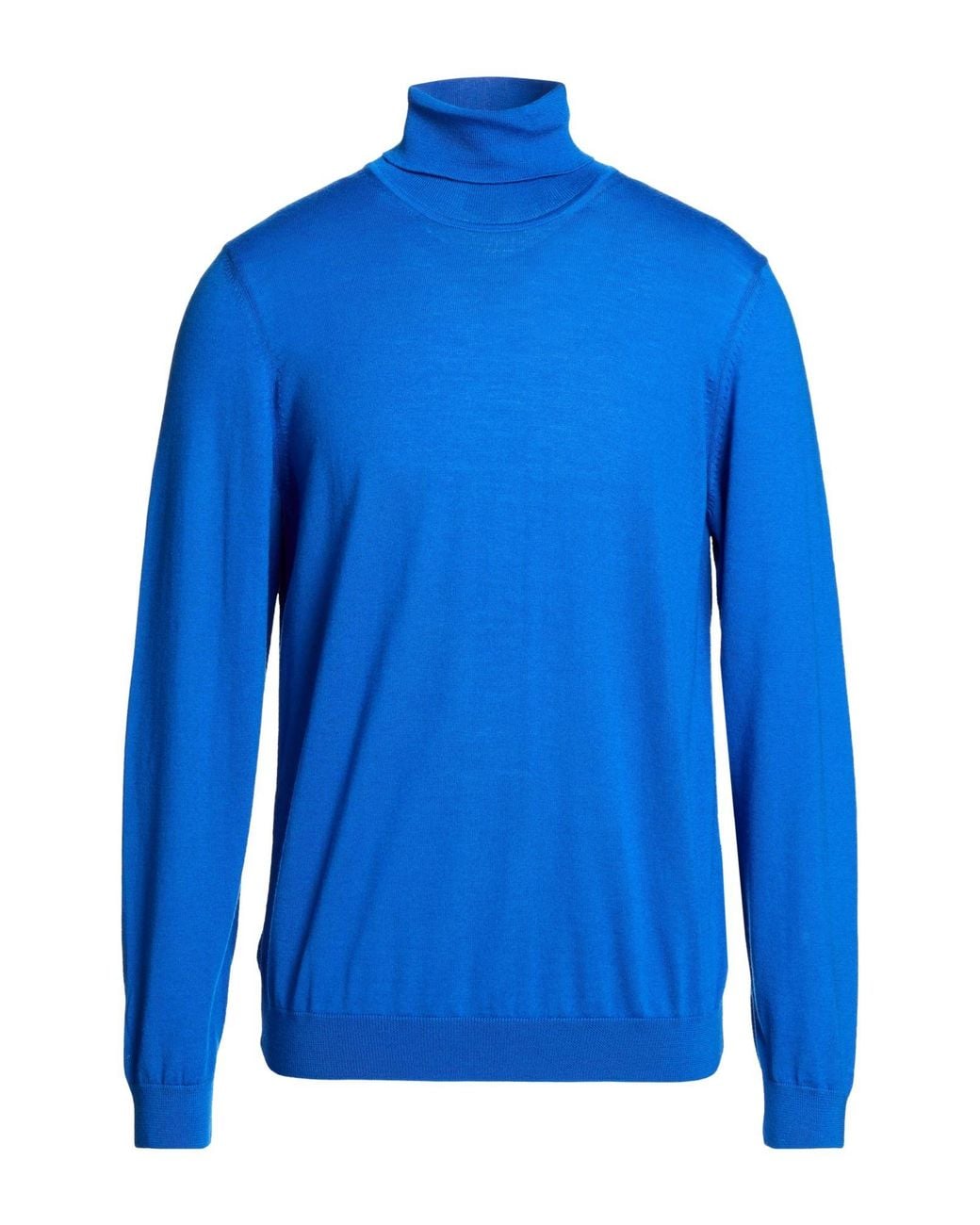 Boss Blue Turtleneck for men