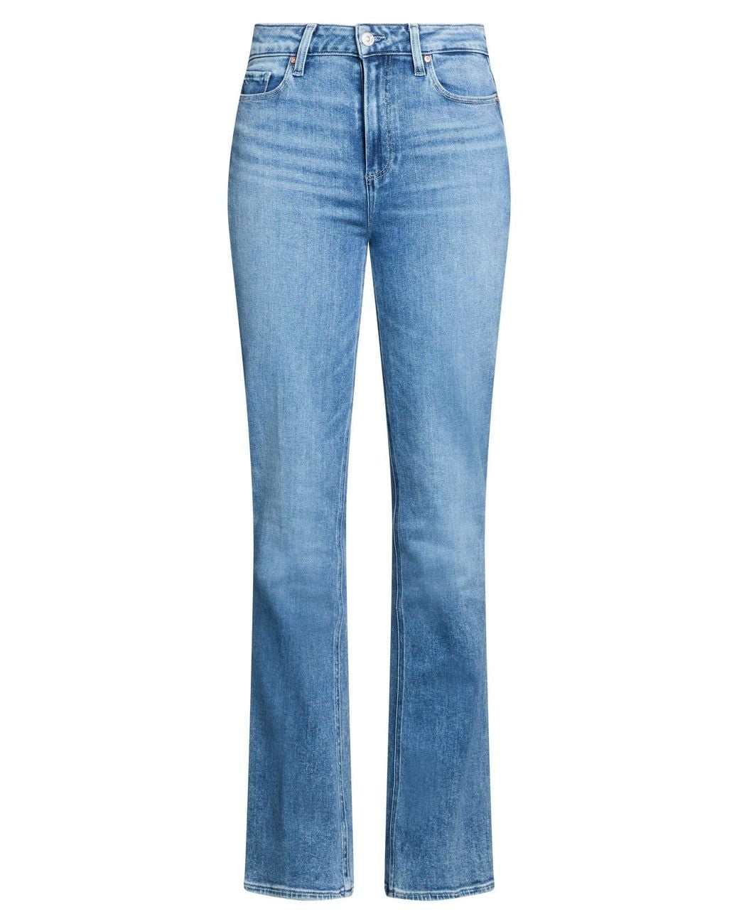 PAIGE Blue Jeans Cotton, Polyester, Elastane