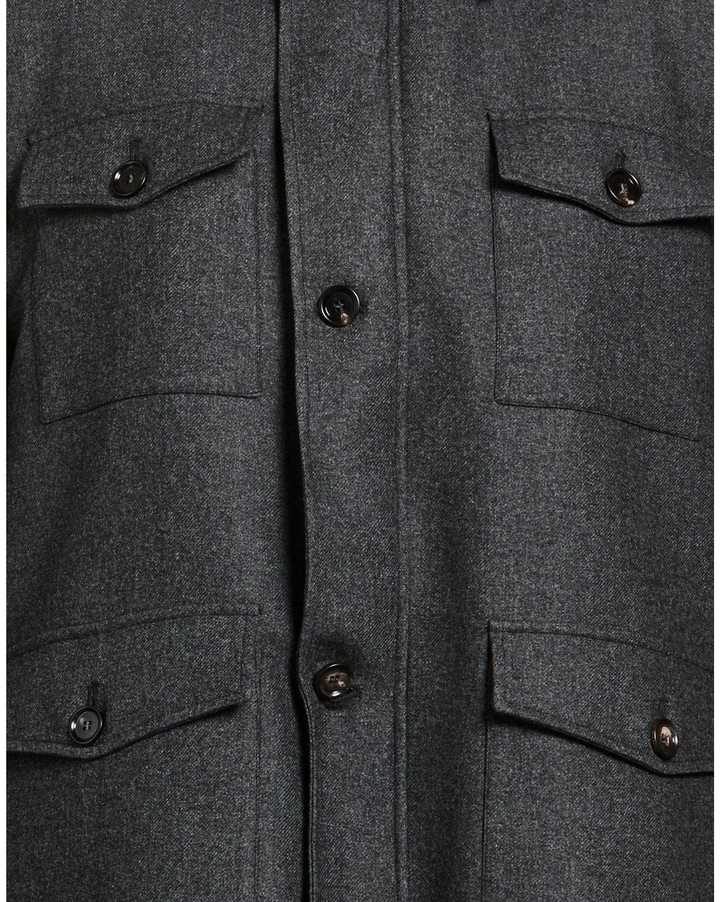 Luigi Borrelli Napoli Black Jacket for men