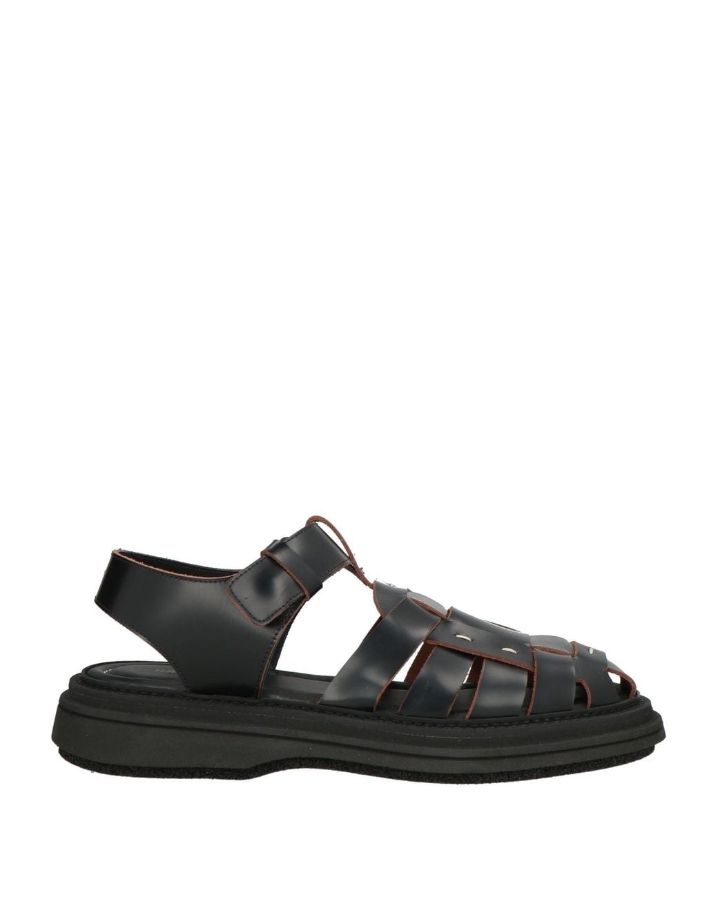THE ANTIPODE Black Sandals Leather for men