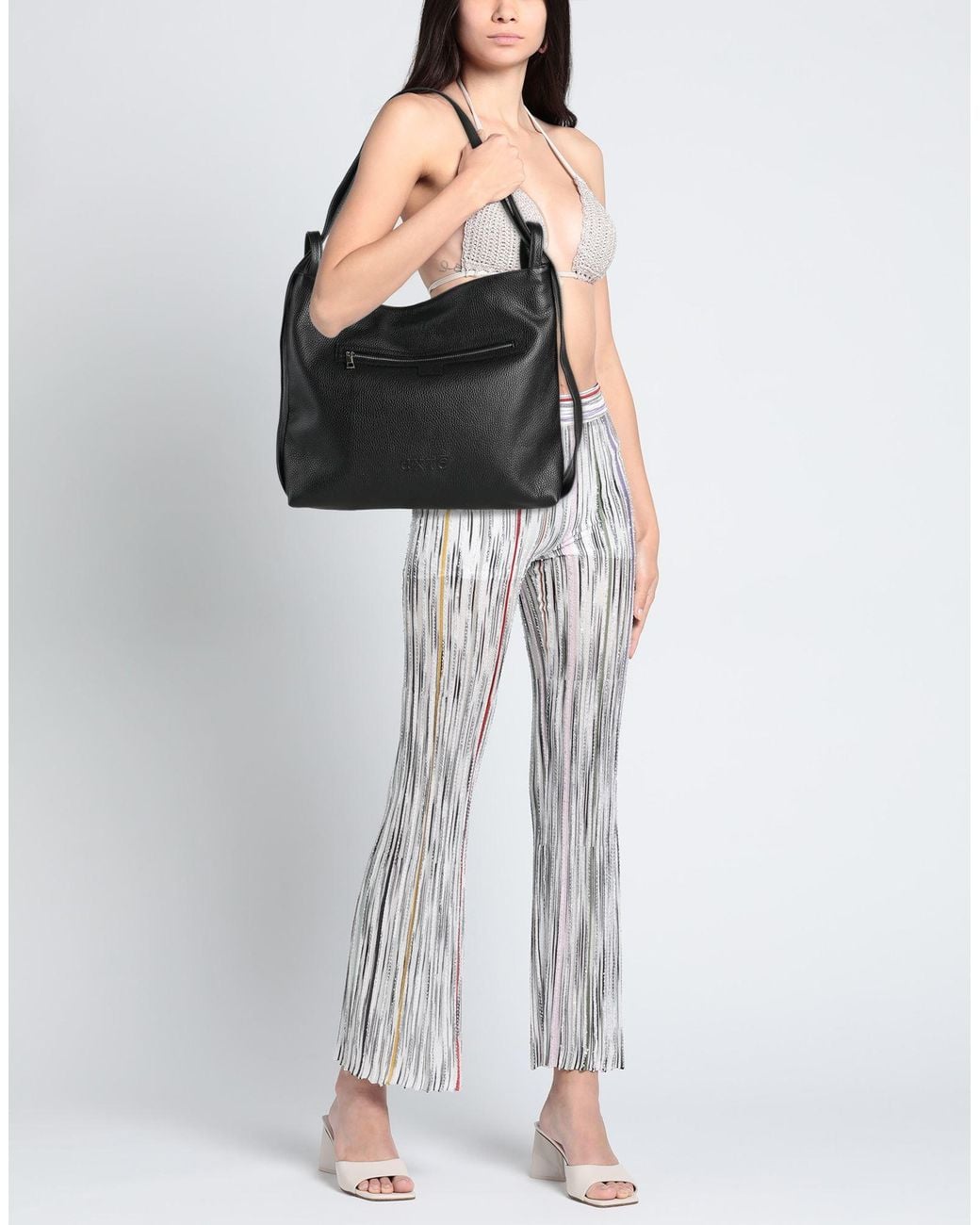 Exte Black Shoulder Bag