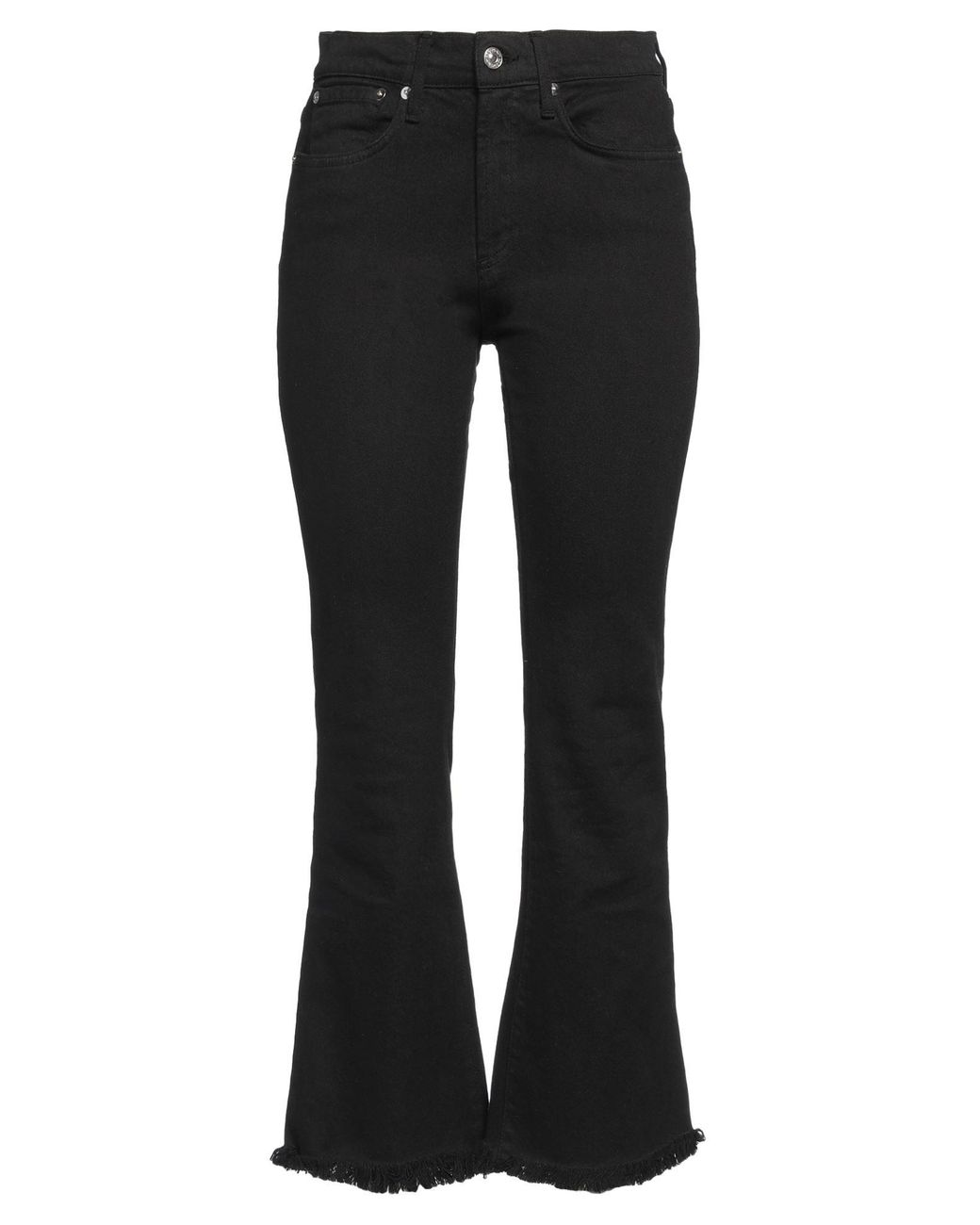 Roy Rogers Black Jeans Cotton, Elastane