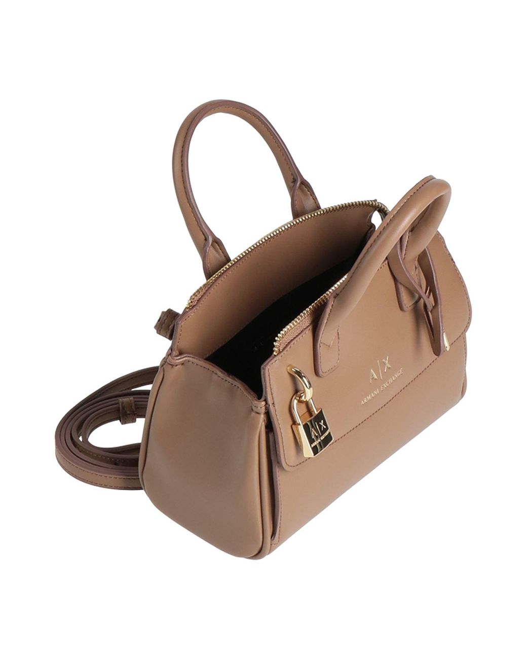 ARMANI EXCHANGE Brown Light Handbag Polyester