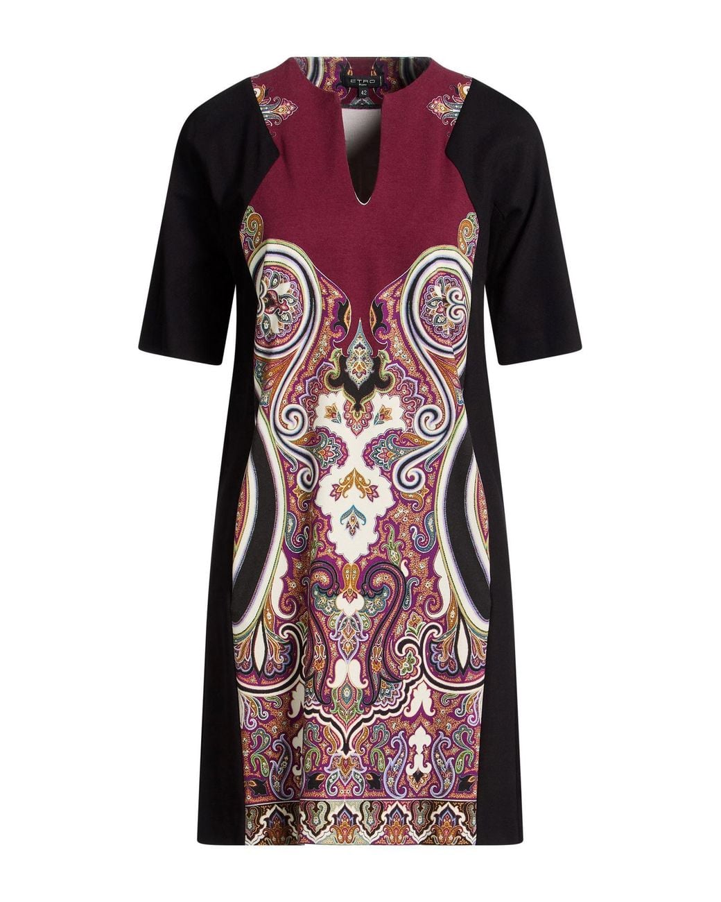 Etro Pink Mini Dress Viscose, Modal, Elastane