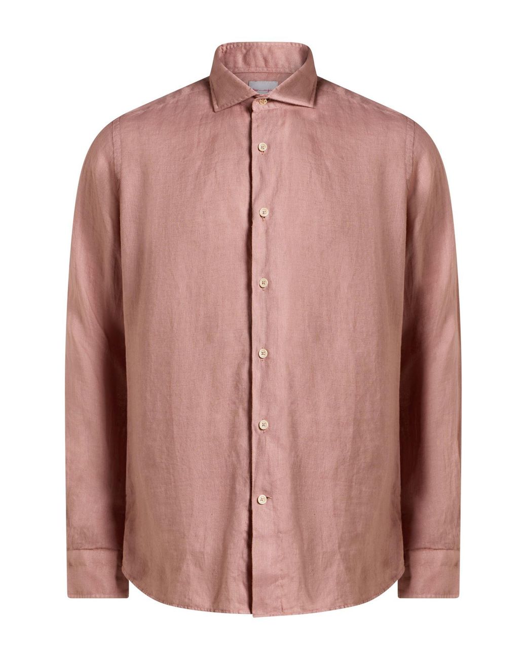 Rosso Malaspino Pink Shirt Linen for men