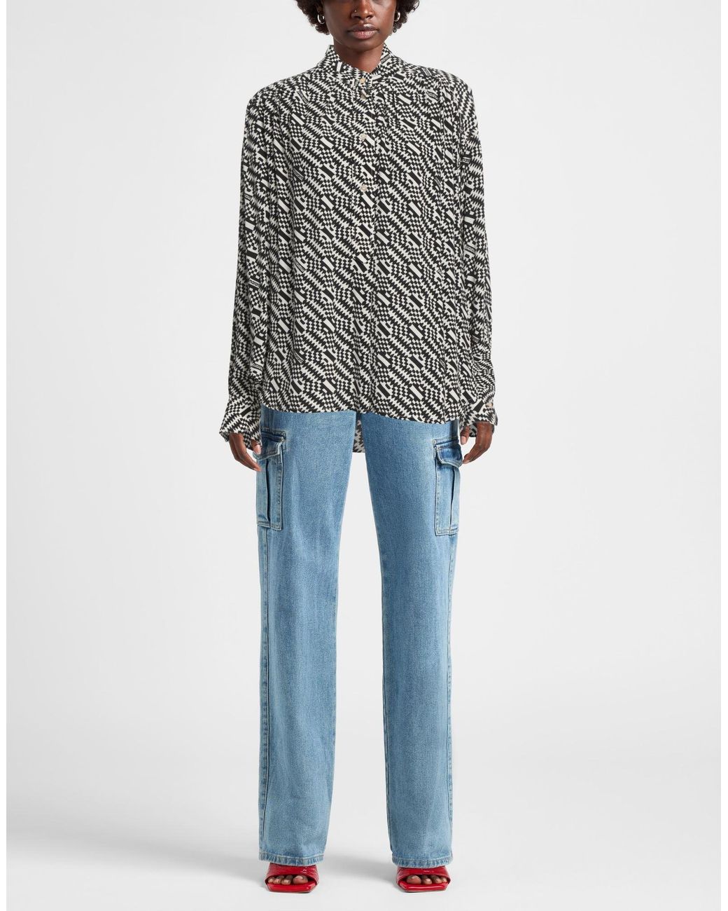 Isabel Marant Gray Top Cupro