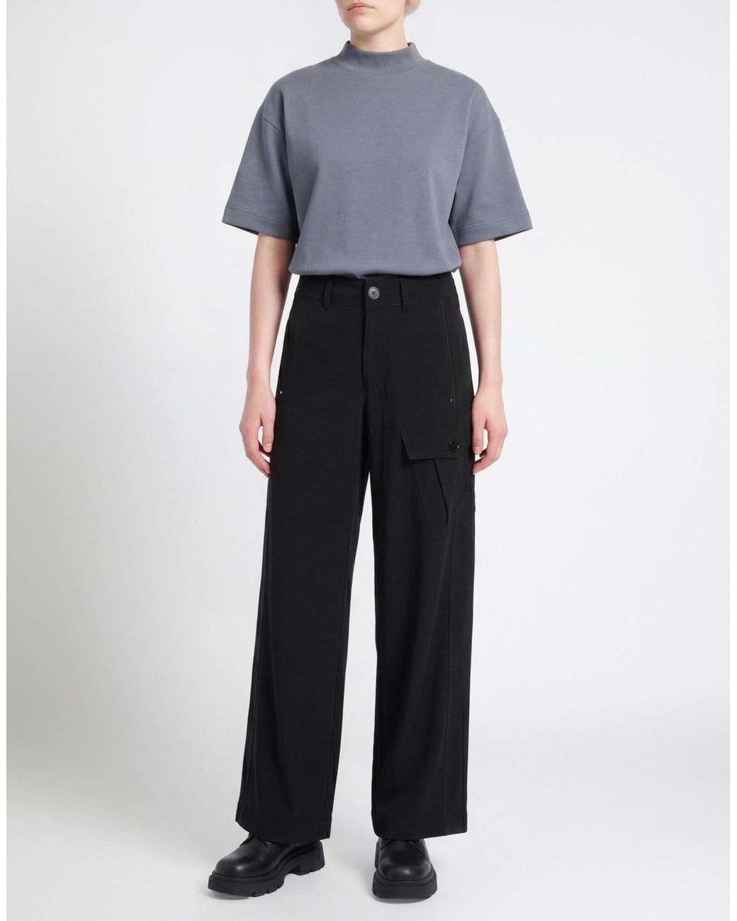 High Black Trouser