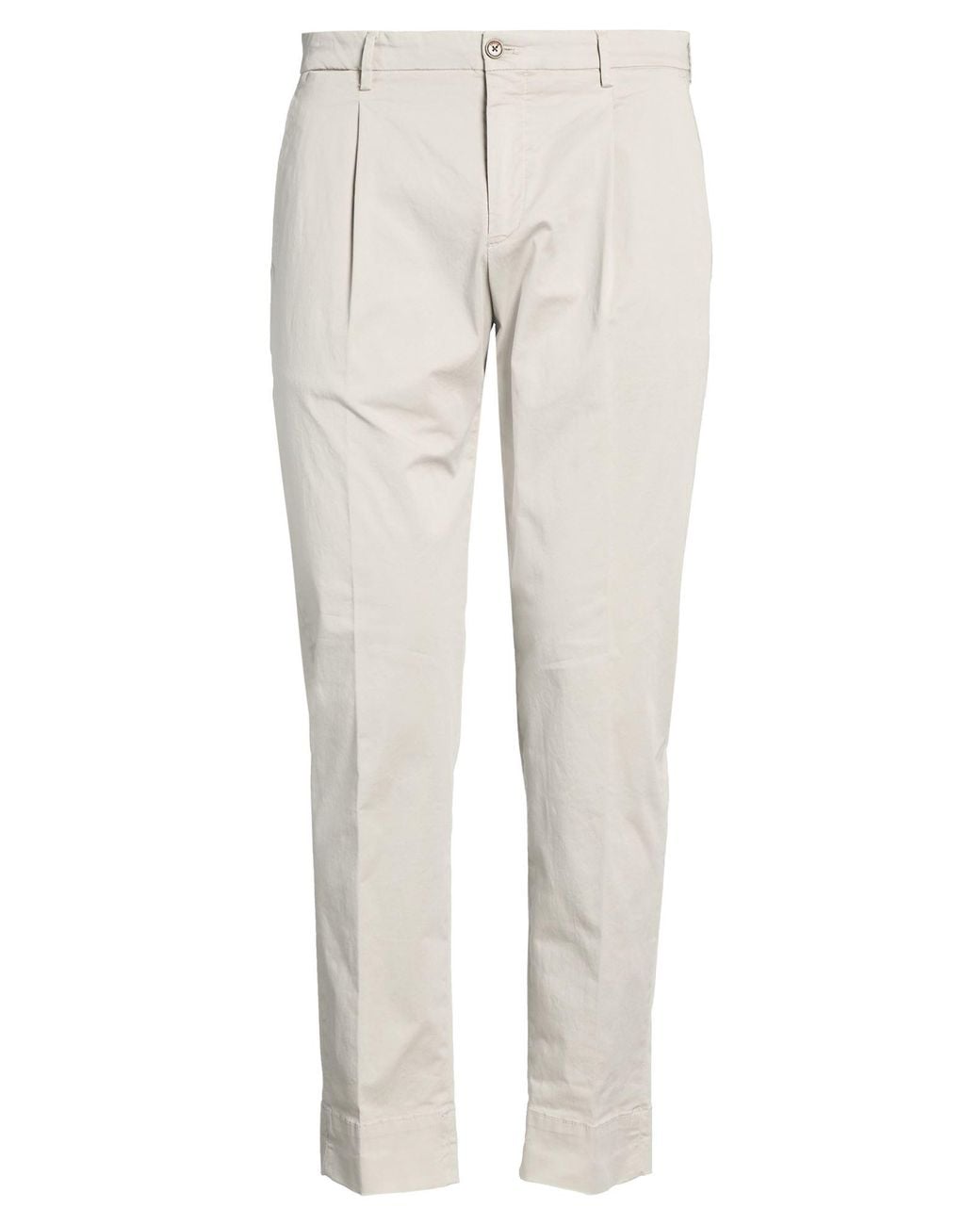 Briglia 1949 White Light Pants Cotton, Elastane for men