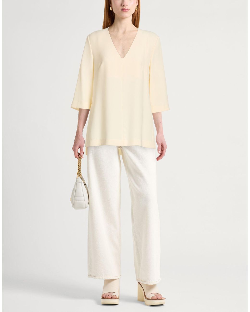 Kaos White Top Polyester, Elastane