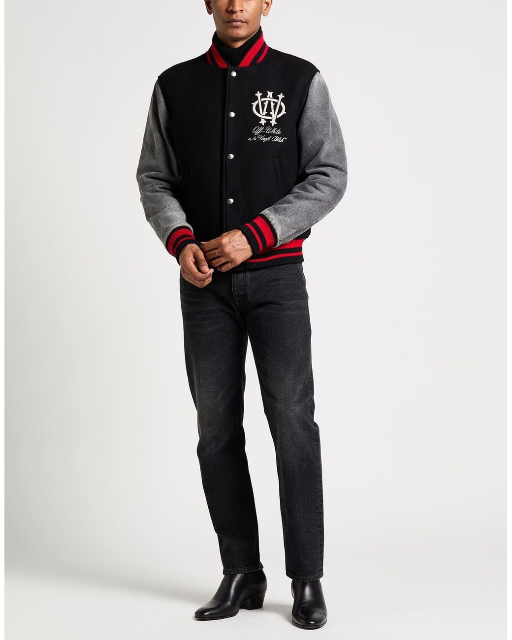 Off-White c/o Virgil Abloh Black Jacket for men