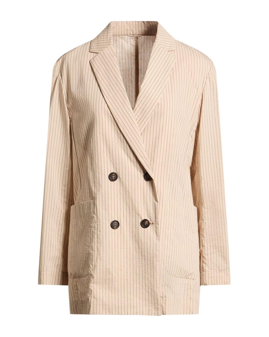 Brunello Cucinelli Natural Blazer Cotton, Polyamide