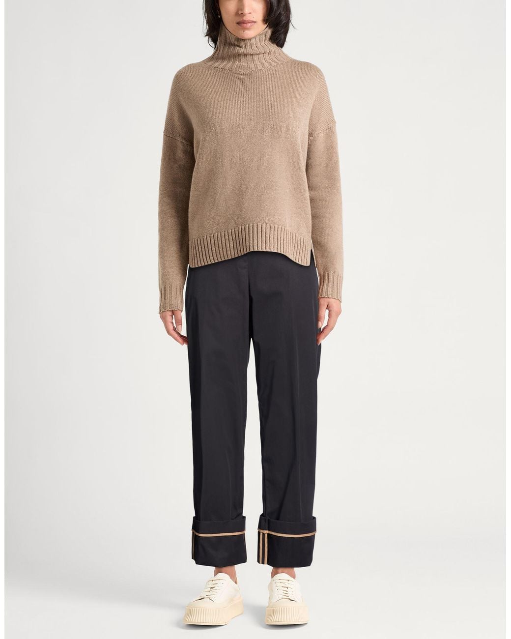 Herno Blue Pants Cotton