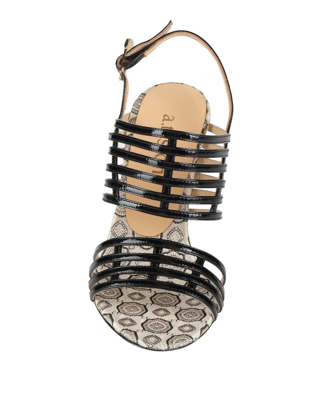 Testoni Metallic Sandals Leather