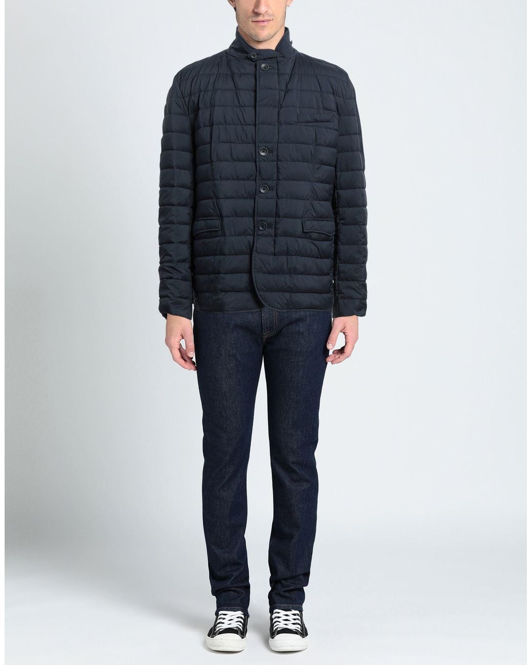 Herno Blue Down Jacket for men