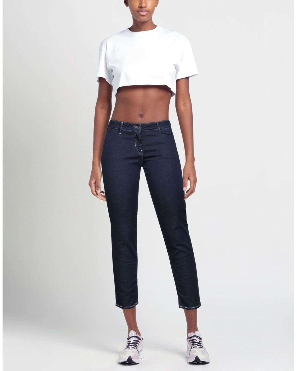 Jacob Cohen Blue Jeans Cotton, Polyester, Elastane