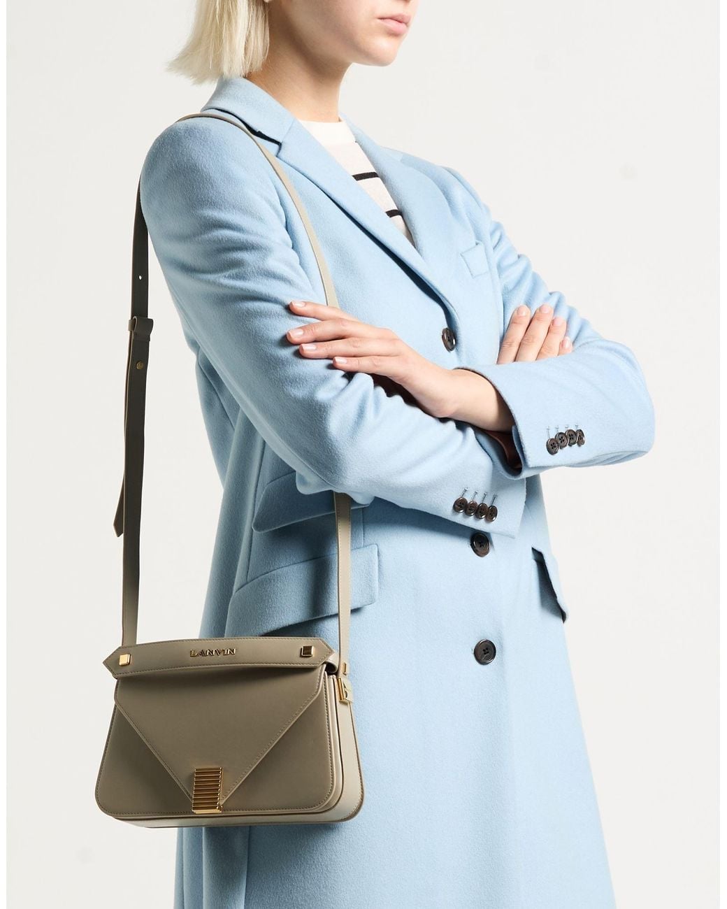 Lanvin Gray Handbag