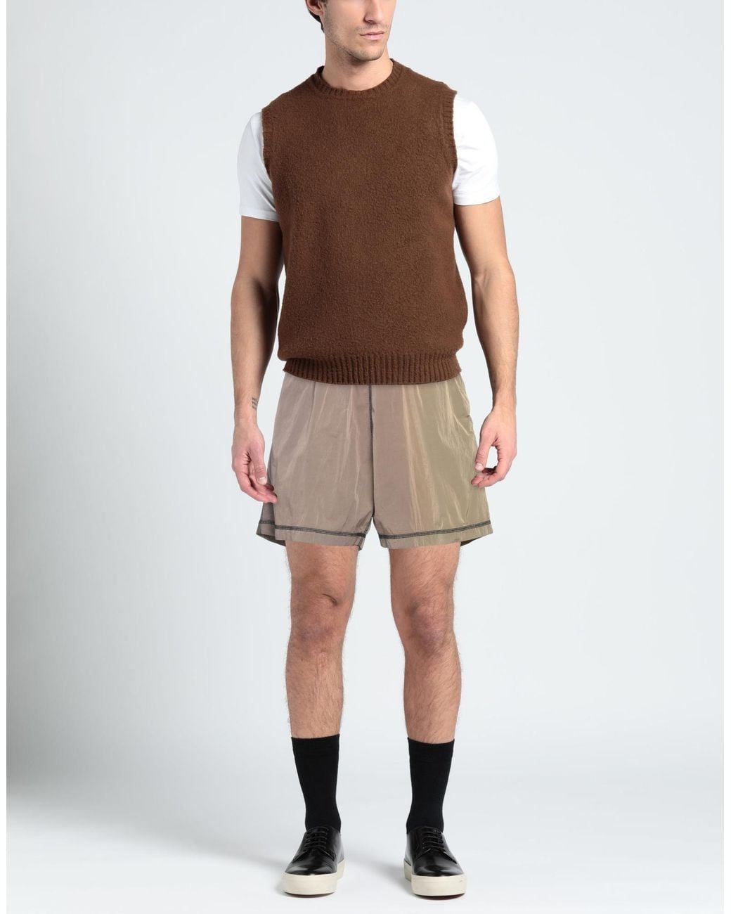 Aries Gray Shorts & Bermuda Shorts for men