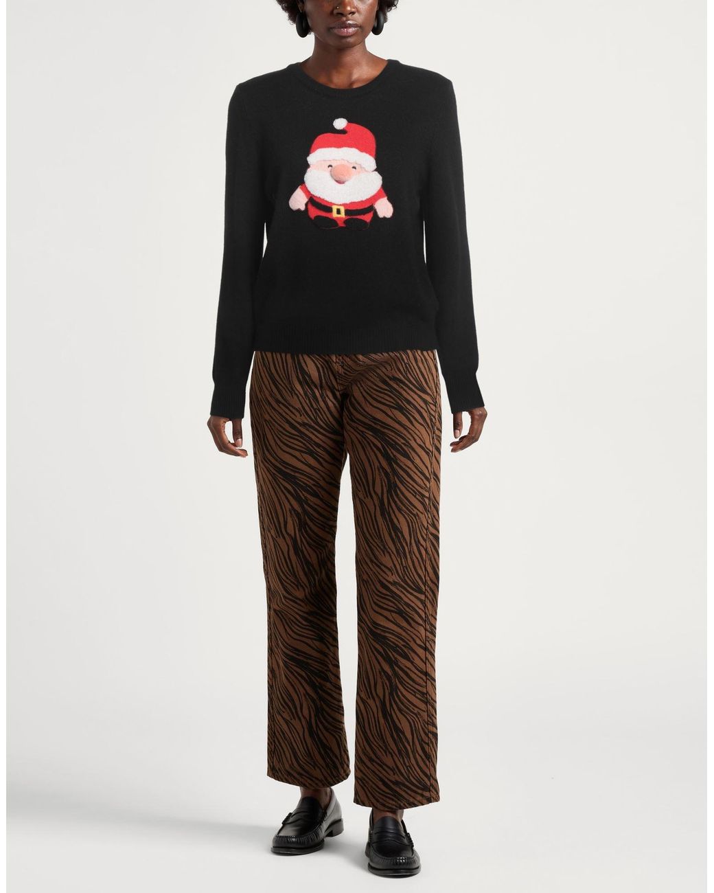 ViCOLO Black Sweater Viscose, Polyamide, Wool, Cashmere