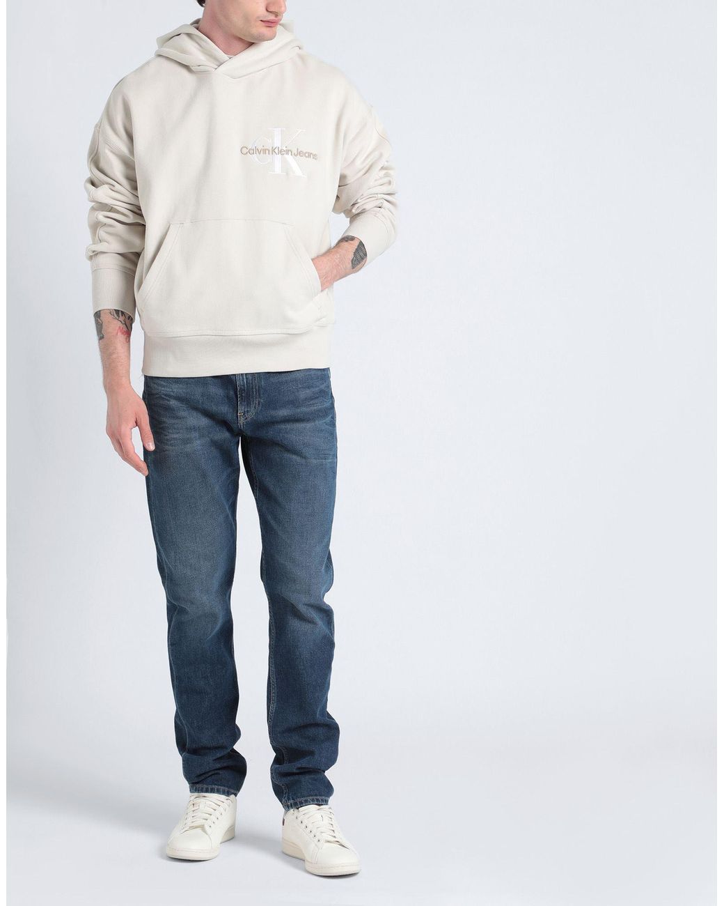 Calvin Klein Natural Sweatshirt for men