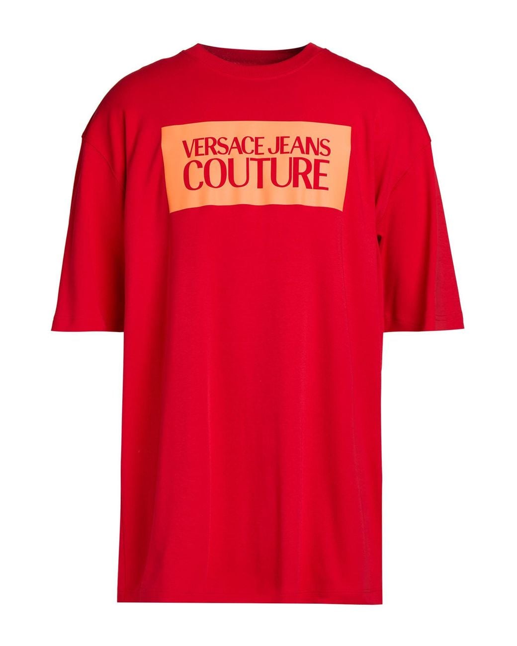 Versace Jeans Couture Red T-Shirt Cotton for men