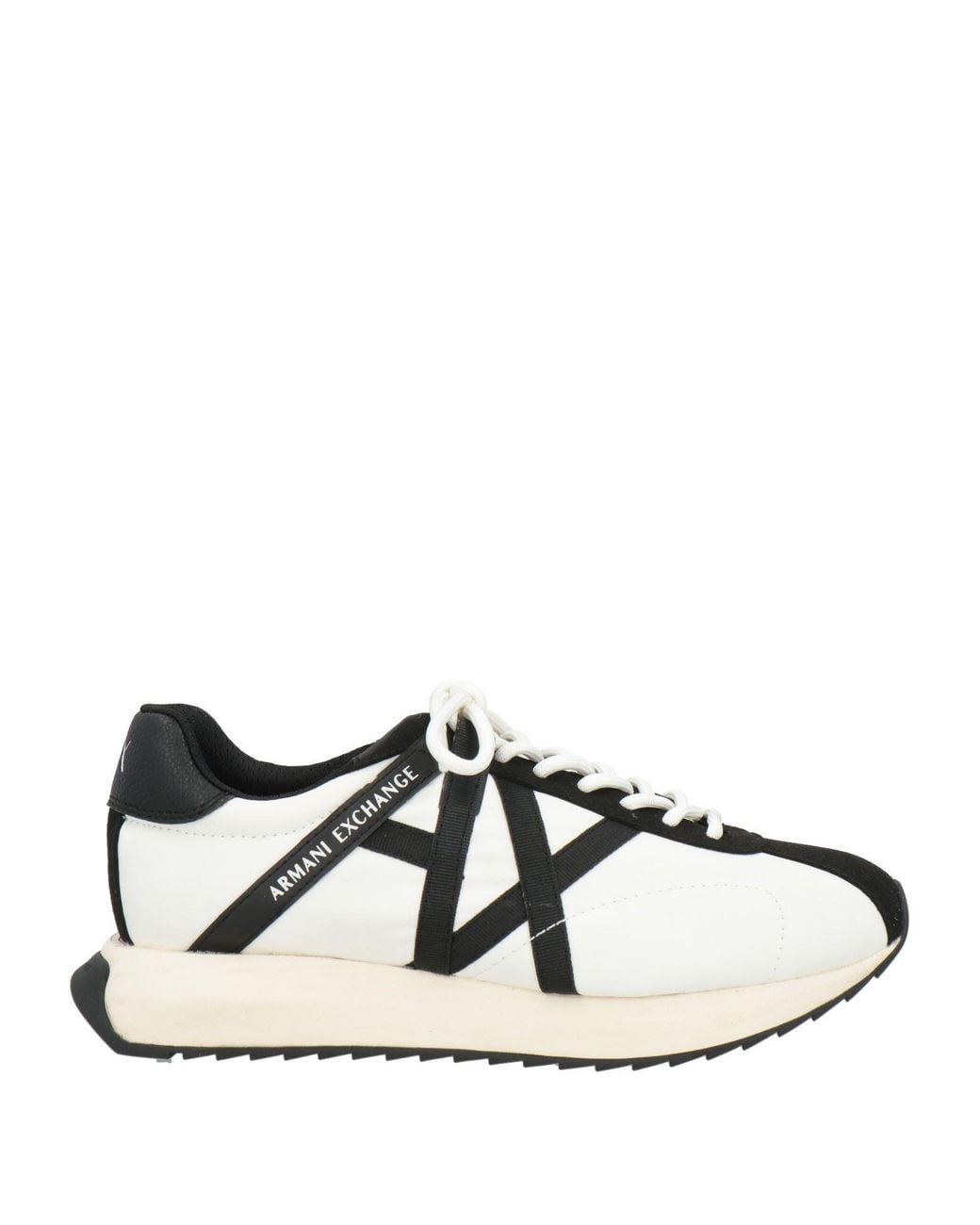 ARMANI EXCHANGE Black Sneakers Polyamide, Elastane, Polyurethane for men