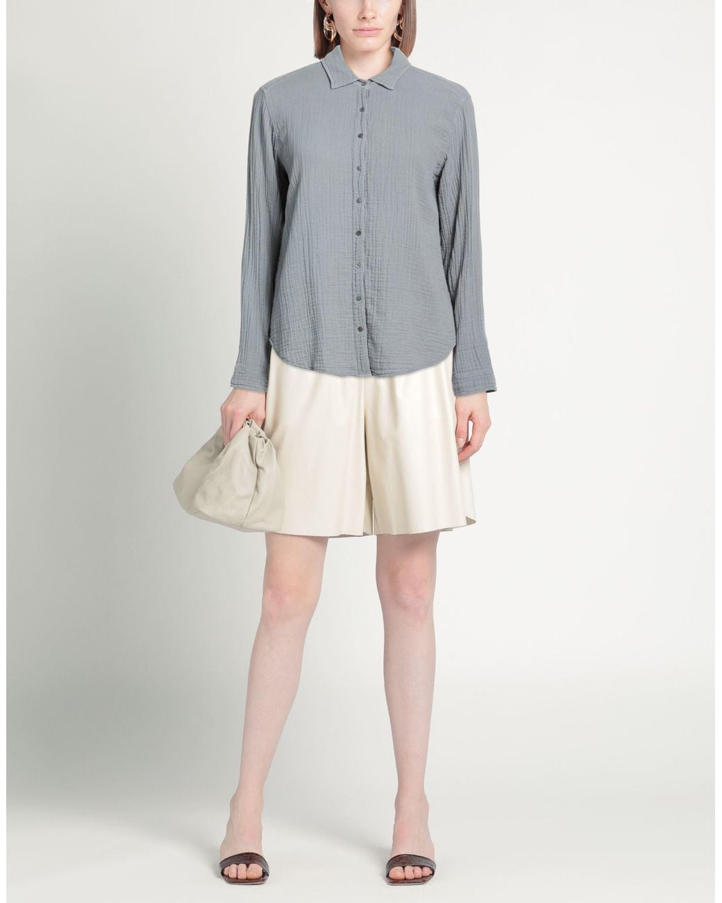 Xirena Gray Shirt Cotton