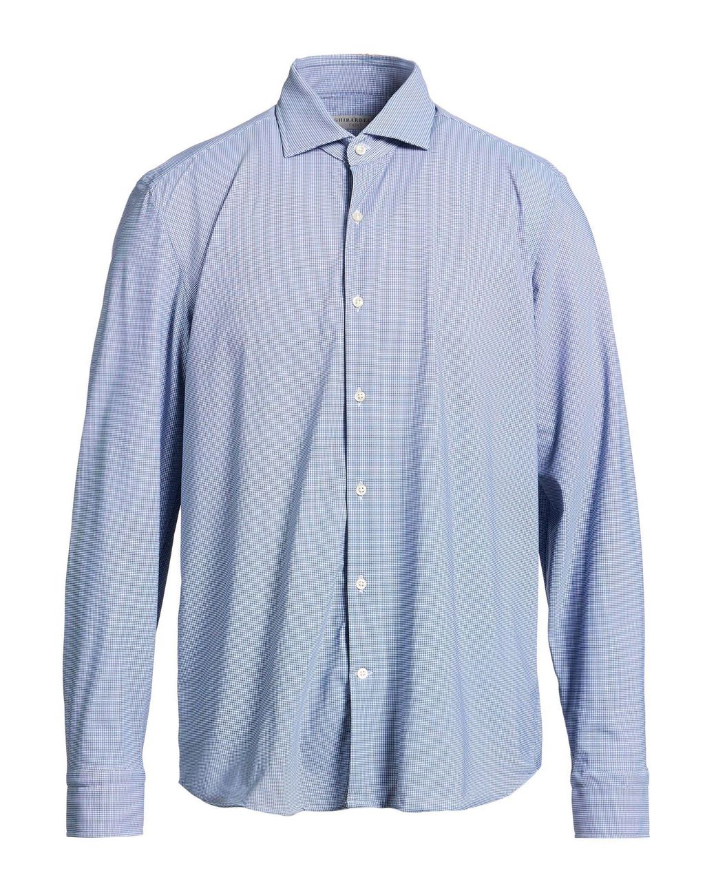 Ghirardelli Blue Shirt Polyamide, Elastane for men