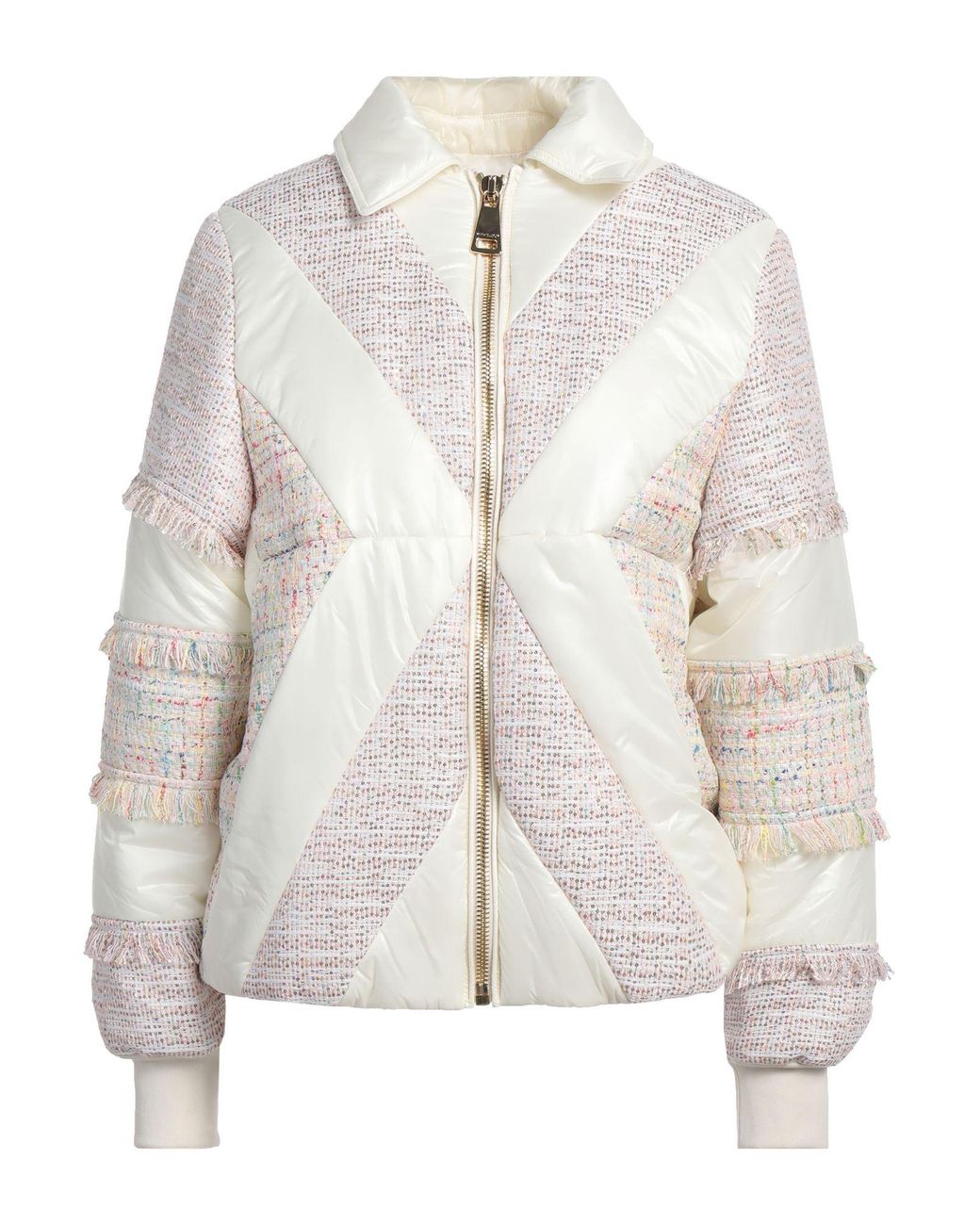 Khrisjoy Natural Ivory Jacket Cotton, Acrylic, Polyester, Polyamide
