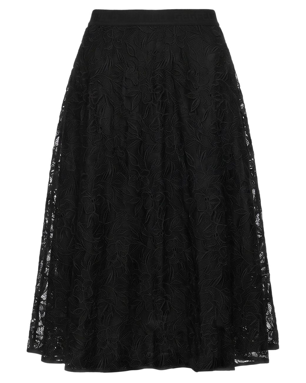 Karl Lagerfeld Black Midi Skirt