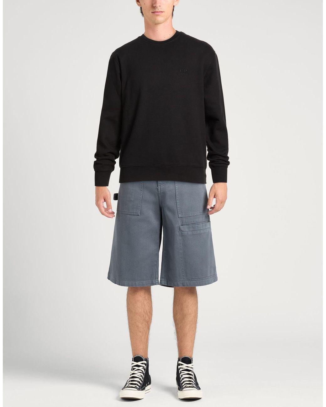 C P Company Black Sweatshirts for men