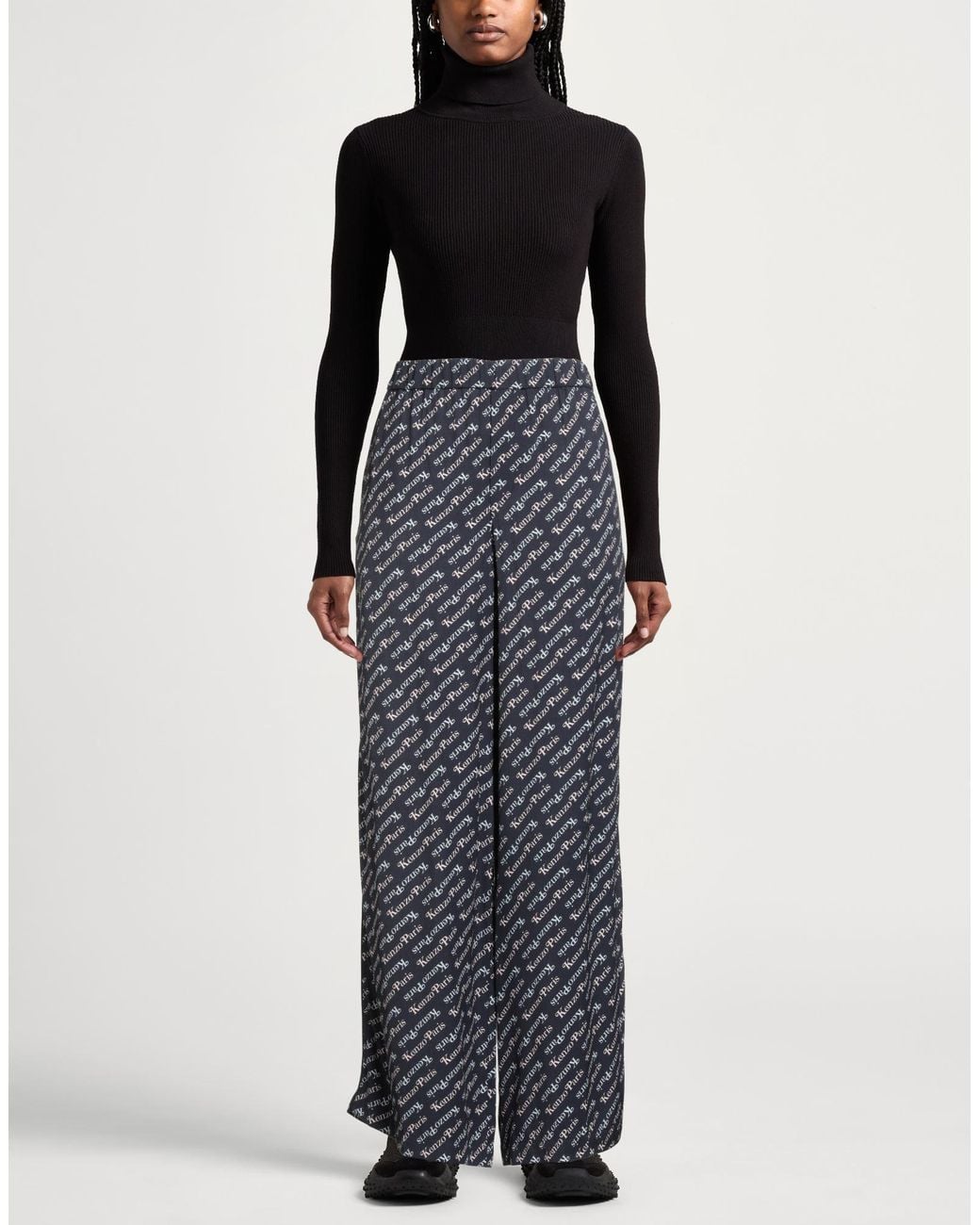 KENZO Gray Pants Viscose