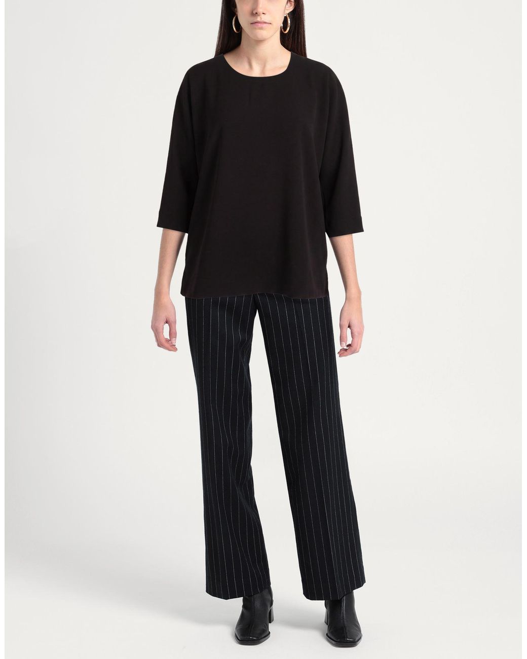 RUE DU BAC Black Top Polyester, Elastane