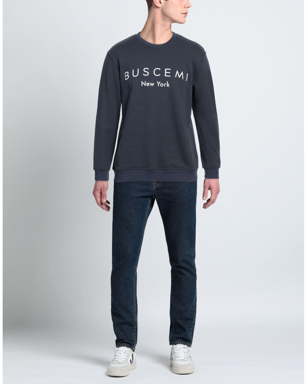Buscemi Blue Sweatshirt Cotton for men