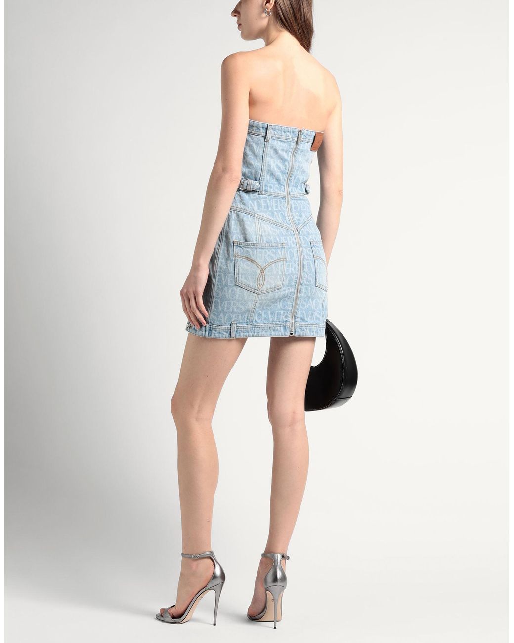 Versace Blue Mini Dress