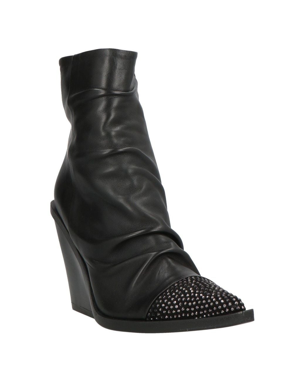 FRU.IT Black Ankle Boots Leather