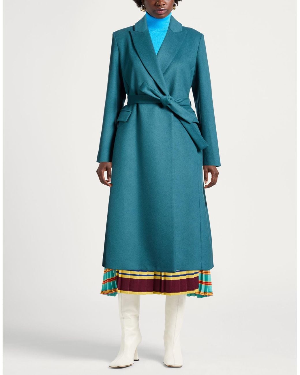 Patrizia Pepe Blue Coat