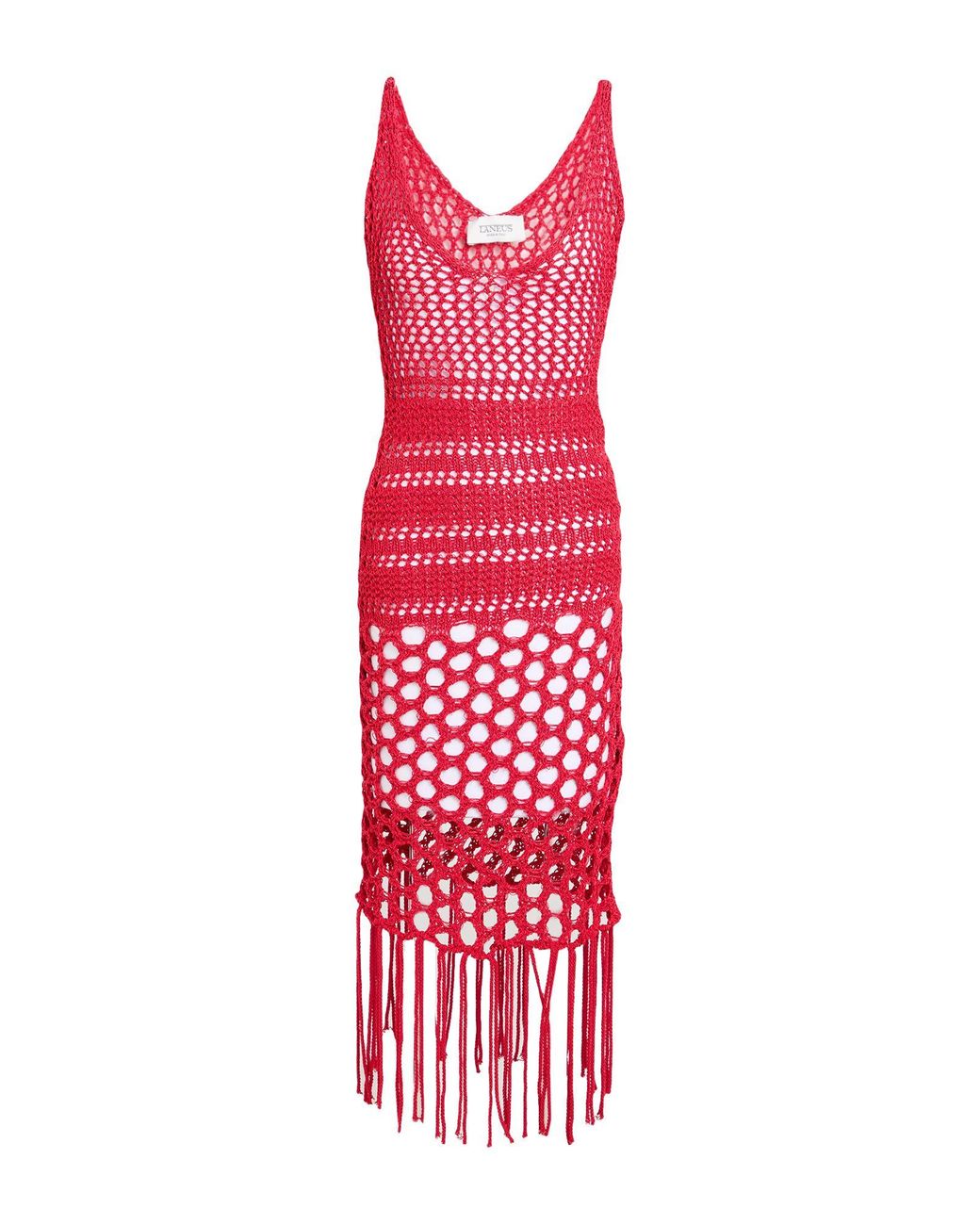 Laneus Red Midi Dresses