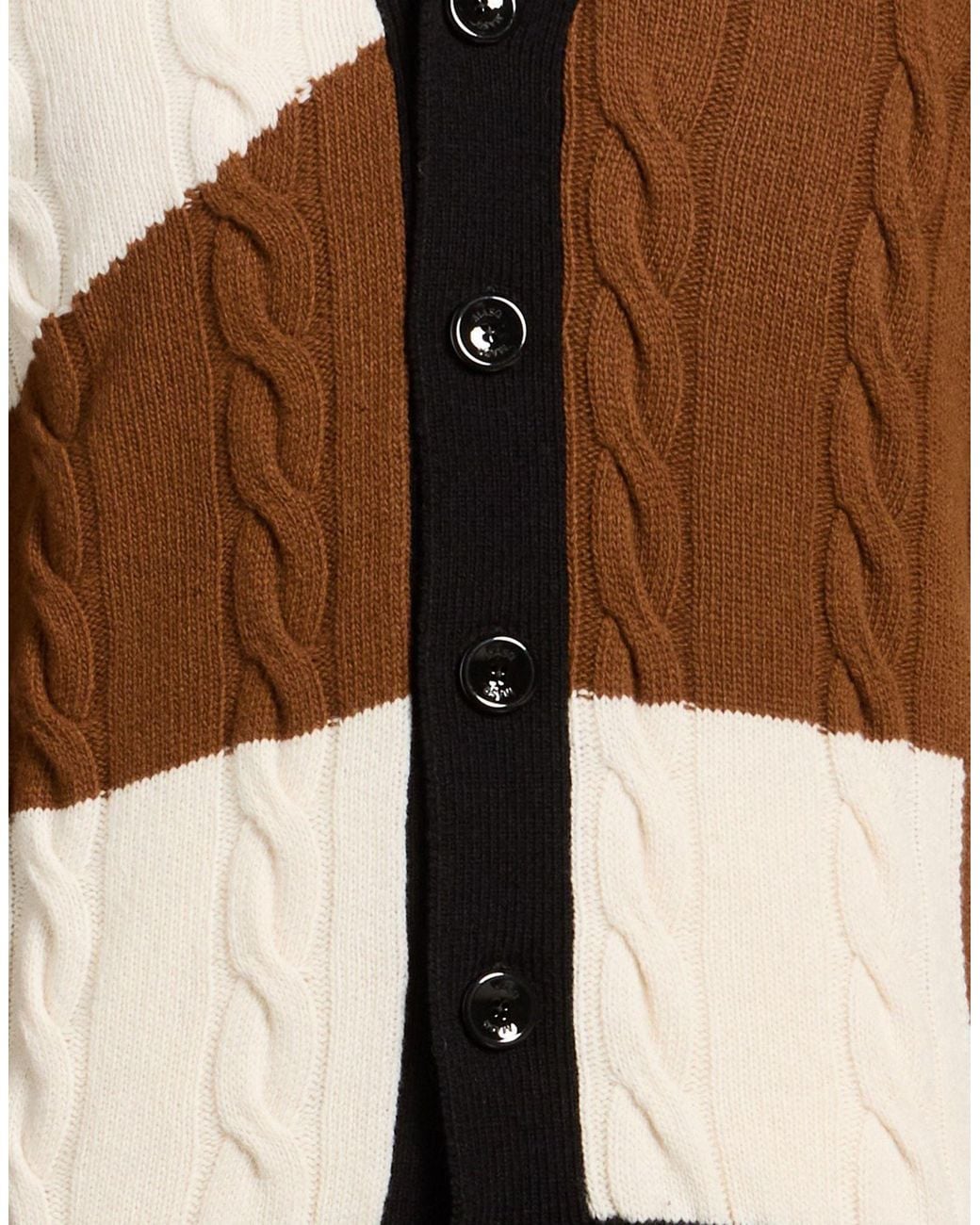 THE PULL Black Cardigan Wool for men