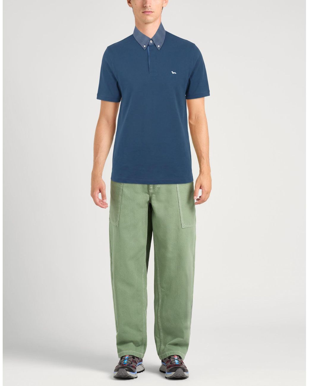 Polo Harmont & Blaine de hombre de color Blue