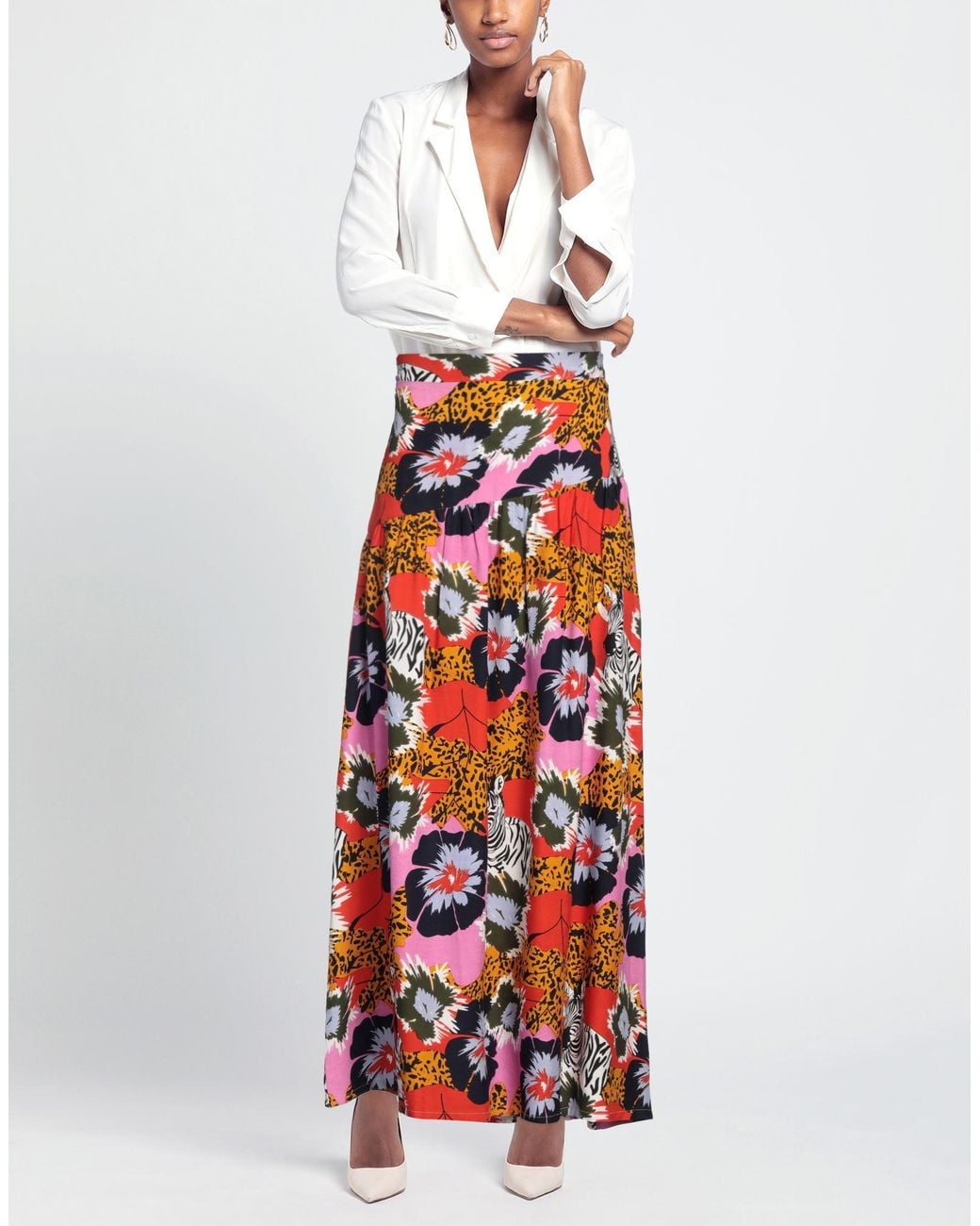 CONNOR & BLAKE Red Maxi Skirt