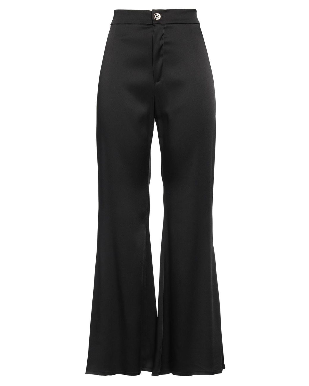 VANESSA CARRUBBA Black Pants Acetate, Viscose, Elastane