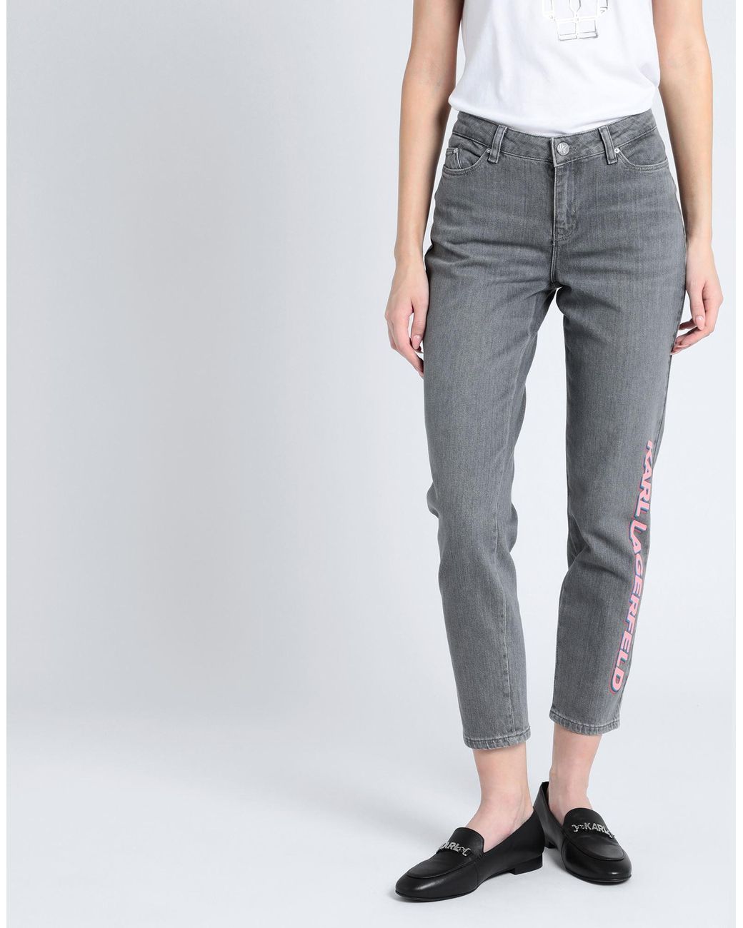 Karl Lagerfeld Gray Jeans