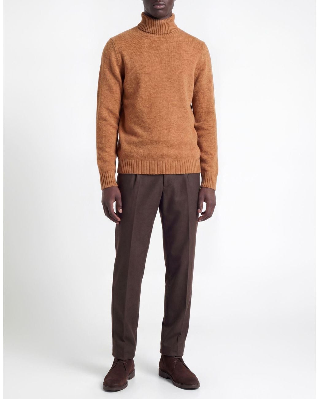 Roda Rollkragenpullover in Brown für Herren