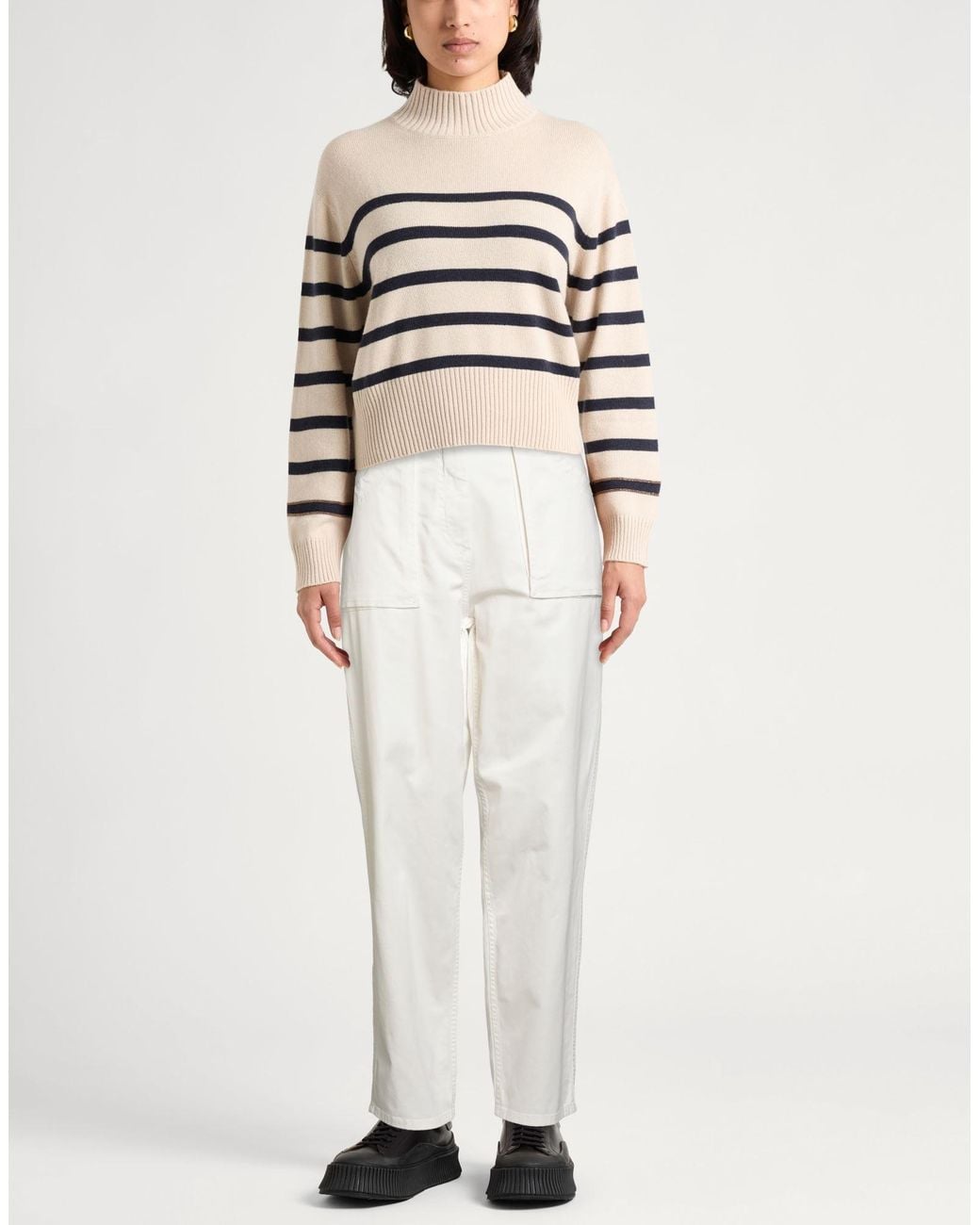 Semicouture White Trouser