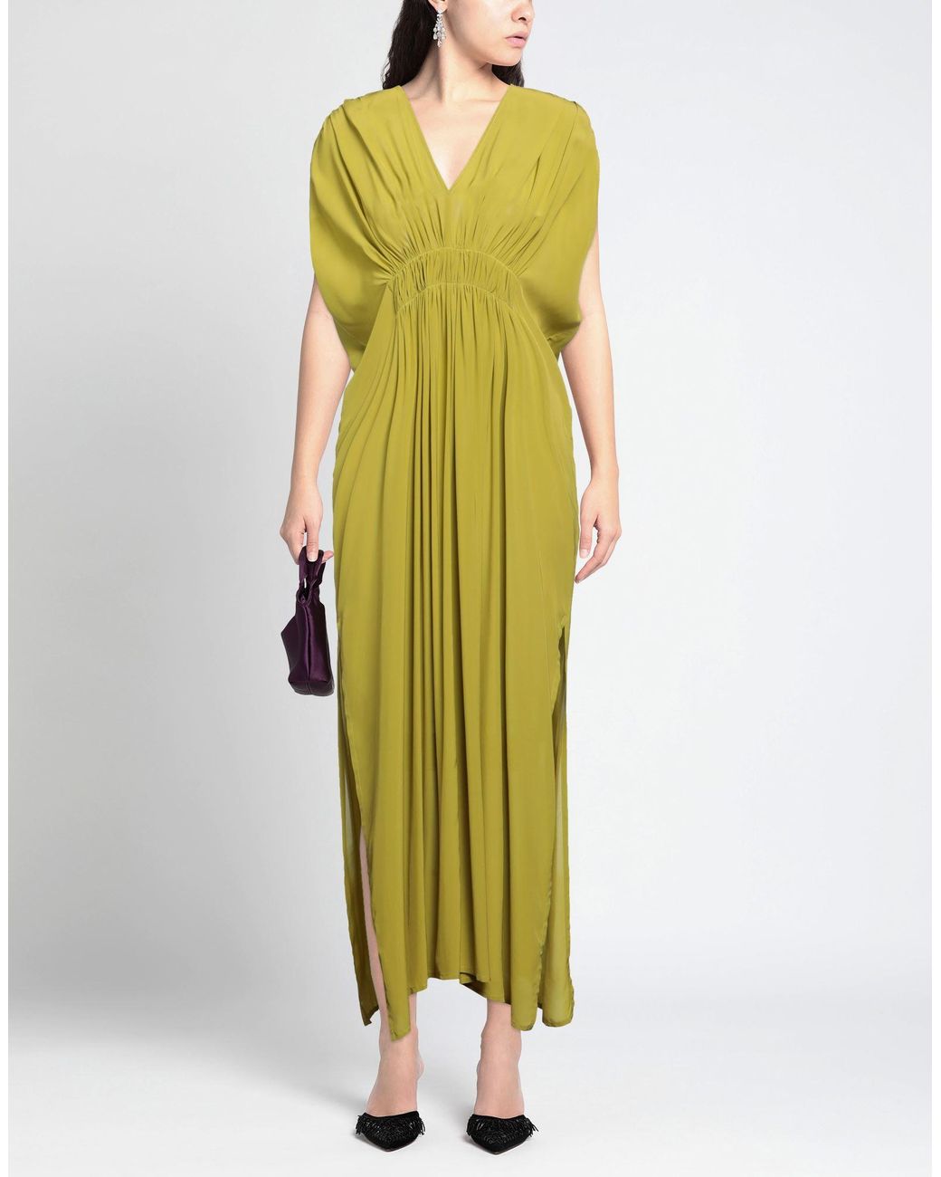 Robe midi Fisico en coloris Green