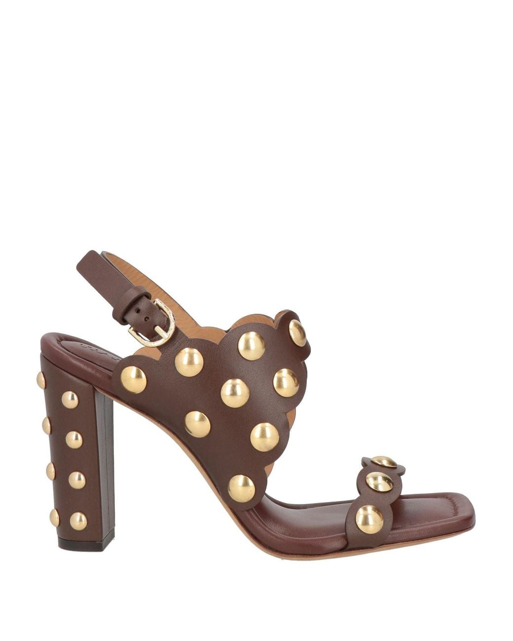 Ulla Johnson Pink Chocolate Sandals Calfskin