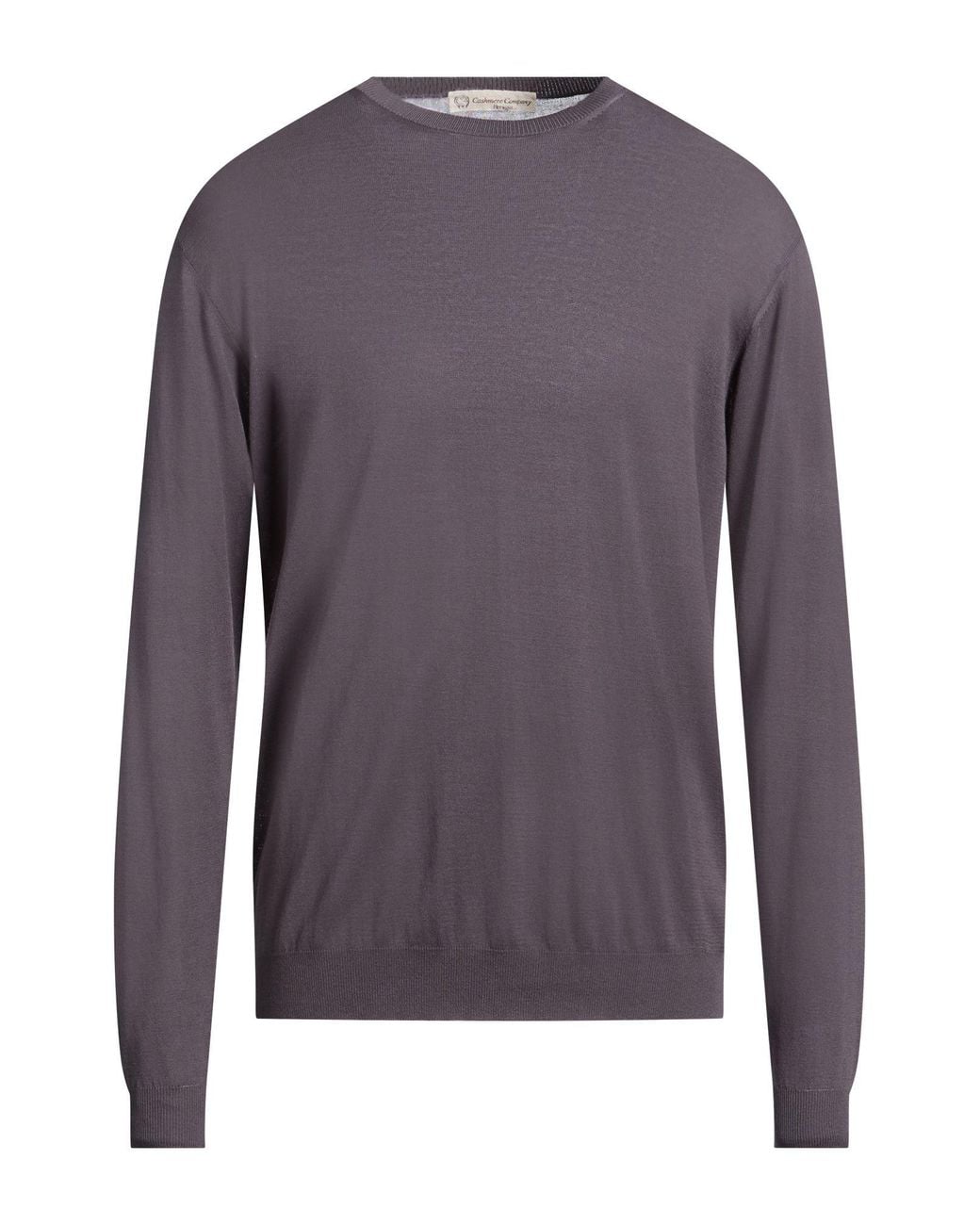 Cashmere Company Blue Charcoal Sweater Cotton, Linen for men