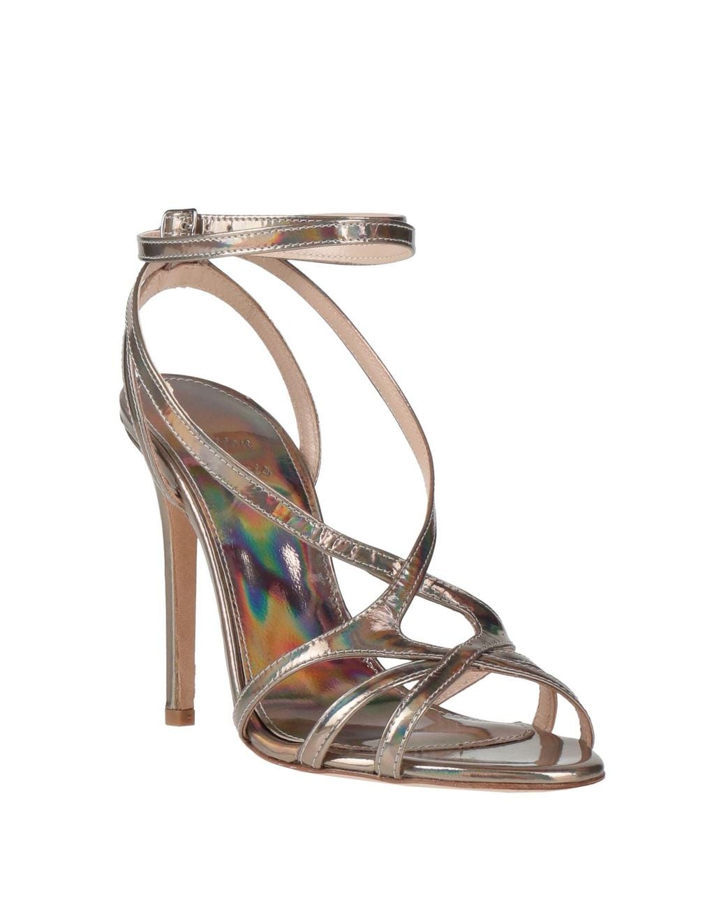 Pinto Paris Metallic Sandals Leather
