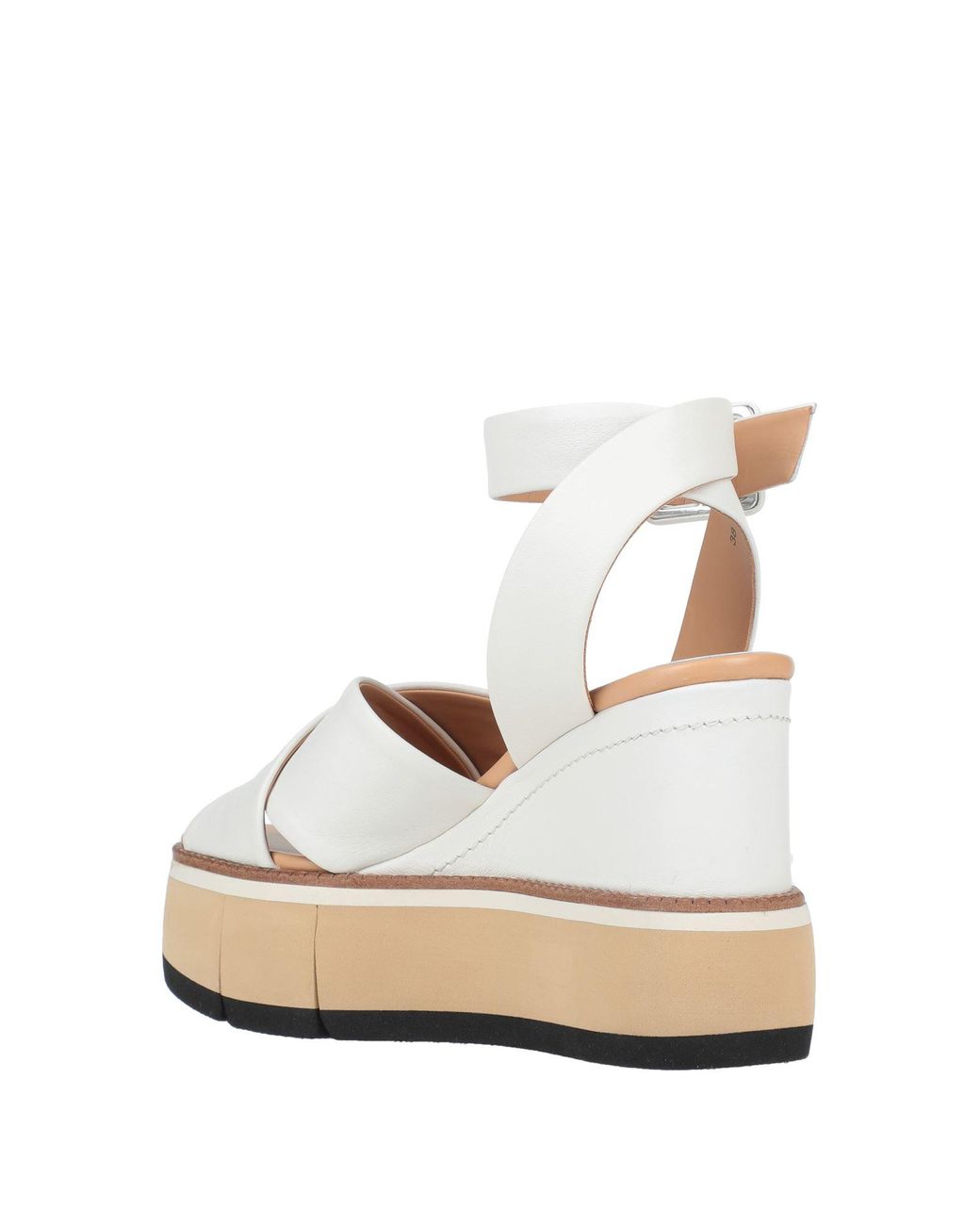 Paloma Barceló Sandals in Light Grey (White) | Lyst